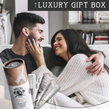 Hunter Jack Beard Grooming Kit for Men, 3pc - Metal Comb, Beard Scissors, Straight Razor - Great for Beard Growth, Trimming & Styling Your Mustache and Beard Care - Premium Gift Box & Free eBook