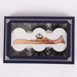Real Mink Lashes Fluffy Long 3D Dramatic Eyelashes Face Lash Strip 20mm Pack