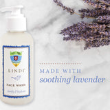 LINDI SKIN: Face Wash - Gentle, Moisturizing Formula That Hydrates and Refreshes Your Body and Scalp (4 oz.)