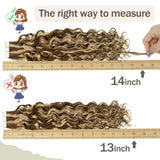 Easyouth Tape in Curly Hair Extensions Human Hair Natural Wave Hair Highlight Color Chocolate Brown Mixed Honey Blonde Hair Extensions Natural Wave 16 Inches 50g 20Pcs
