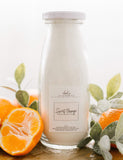 Sweet Orange Cream Bath Milk Soak. All Local Ingredients in A Glass Bottle and Made in The USA. (One Sweet Orange Cream 10 Ounce Bottle)