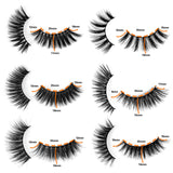 30 Pairs False Eyelashes Wholesale 6D Natural Wispy Fake Eyelashes 15-19MM Medium Lashes 6 Styles Mixed Fluffy Volume Faux Mink Eyelashes Pack