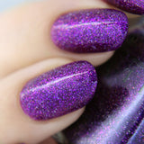 ILNP Zoe - Bold Raspberry-Purple Holographic Nail Polish