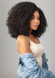 Sensationnel Curls Kinks & CO COILY 3C-4A Empress Lace Edge Wig - RULE BREAKER (2 [Darkest Brown])