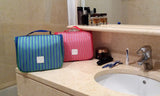 Toiletry Bag Hanging Cosmetic Bag Toiletry Kit - Large Travel Bag for Women, Girls - Lightweight Durable & Stylish with Multiple Compartments and Hanging Hook