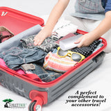 ToiletTree Products Travel Storage Case for Poseidon Rechargeable Oral Irrigators, Includes 2 Replacement Tips (Irrigator NOT Included)