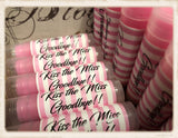 20 KISS The Miss Goodbye Strawberry Flavored Lip Balms for a Bridal Shower or Bachelorette Party