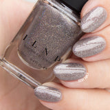 ILNP Central Station - Neutral Brown Holographic Sheer Jelly Nail Polish