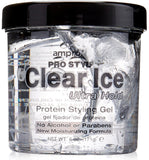 Ampro Pro Styl Clear Ice Protein Styling Gel, Ultra Hold 6 oz (Pack of 2)