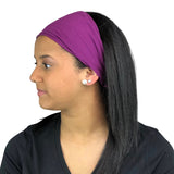 Satin Life Satin Lined Headband, Protective Style (Purple)