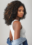 Sensationnel Curls Kinks & CO CURLY 3B-3C Instant Weave Half Wig - IW SHOW STOPPER (99J [Dark Wine])