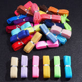32 Yards Ribbon Elastic Foldover Elastics Stretch Hair Ties Headbands for Baby Girls Hair Bow (32 Color Set 1)
