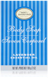 The Art of Shaving Mens Soap Bar - Mens Body Wash, Generates a Rich Lather & Leaves Skin Smooth, Made with Vitamin E, without Parabens & Phthalates, Lavender