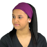 Satin Life Satin Lined Headband, Protective Style (Purple)