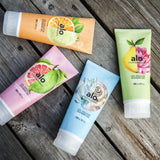 (FRUITS & PASSION) SHOWER GEL [GRAPEFRUIT GUAVA] 200ML 2 pcs Bundle, Shower Gel with vitamin E and Antioxidant product, biodegradable formula (200ML / 6.76 Fl. Oz) by ALO