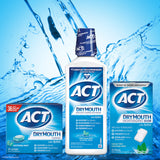ACT Dry Mouth Lozenges With Xylitol 18 Count (Pack of 6) Soothing Mint