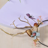 Christmas Reindeer Antlers Headband, Hair Band Decor with Deer Horn Ears and Butterflies, Christmas Hair Accessories for Kids and Adults
