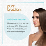 Pure Brazilian - Anti-Frizz Daily Shampoo & Conditioner Duo Set (2 x 1 Liter)