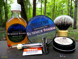 Summer Storm by Chiseled Face — Handmade Luxury Shaving Soap — Rich, Thick Lather — Smooth, Comfortable Shaves — Tallow-Based Soap — Made in The USA