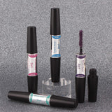 2 in 1 COOSA 4 Colors Waterproof Lengthen Colored Mascara,Natural Long-Lasting Smudgeproof Variety Pack Eyelash Mascara for Eyelash Eye Makeup
