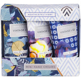 Vintage & Co Braids and Blooms Mini Hand Creams, 30 ml, Pack of 3
