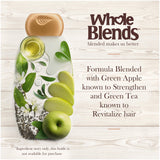 Garnier Hair Care Whole Blends Refreshing Green Apple and Green Tea Hair Care with Shampoo, Conditioner, and Detangler, For Normal Hair, Paraben Free 1 Kit