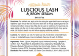 Naturelle's Luscious Lash Advanced Eyelash and Eyebrow Growth Serum with Widelash, Helps Produce Up to Three Times More Volume in 15 Days