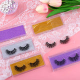URATOT 18 Pieces Empty Eyelash Case with Glitter Paper and Clear Tray Plastic Eyelash Packaging Boxes Empty Lashes Holder Cases False Eyelash Storage Box for False Eyelash