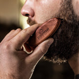 Boar Bristle Pocket Beard Brush by Zilberhaar - Firm Bristle Small Brush - Perfect Grooming Tool for Any Beard or Moustache - Works For Any Beard - Made In Germany