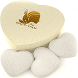 Konjac Sponge (3 Pack) - Facial Cleansing Sponges - Heart Shape for Gentle Exfoliating Beauty