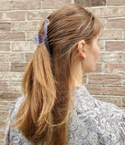 Zhooch Hair Clip - Skinny Chic & Basic Large 4.75". Hair Clip Claw, Butterfly Hair Clip with Inner teeth, Low Profile, Premium quality, Painted Strong Hold Spring. Made in Korea. (Black + Clear)