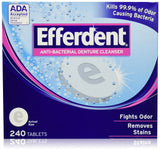 Efferdent Anti-bacterial Denture Cleanser, 2-Pack