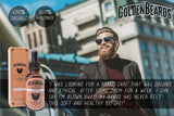 Organic Beard Oil and Beard Growth – TOSCANA - 30ml Golden Beards Jojoba & Argan Oil Moisturise your beard and skin, Ginger & Juniper Smell, 100% Vegan & Organic -MADE IN DENMARK-