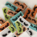 25 Pairs False Eyelashes Wholesale 20MM Faux Mink Lashes 5 Styles Mixed Dramatic Fake Eyelashes Bulk with 25 Glitter Eyelash Boxes