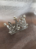 Sunshinesmile Bride Princess Bridal Wedding Party Baby Rhinestone Full Circle Round Mini Crown Tiara