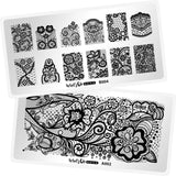 Whats Up Nails - Lace Stamping Plates 2 pack (A002, B004) for Nail Art Design