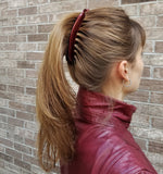 Zhooch Banana Clips–Classic Large 5" Banana Hair Clips For Women. Iconic Hair Accessories inspired by 80s trend. Premium quality, Strong Hold. Butterfly hair clip for Thick Hair. Made in Korea