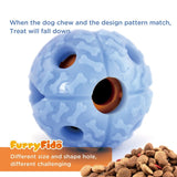 INTERACTIVE DOG BALL BY FURRYFIDO, DOG TOYS BALL AND TREAT DISPENSING FOR DOGS